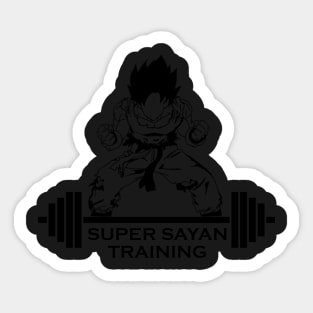 super sayan training Sticker